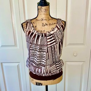 BCX sleeveless blouse